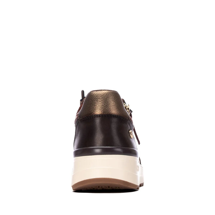 Carmela Zapato Piel Marron Sneaker | 16436002