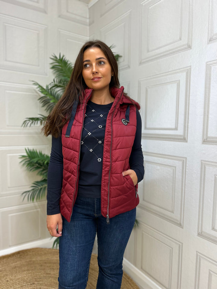 HV Society Bona Bodywarmer  Burgundy