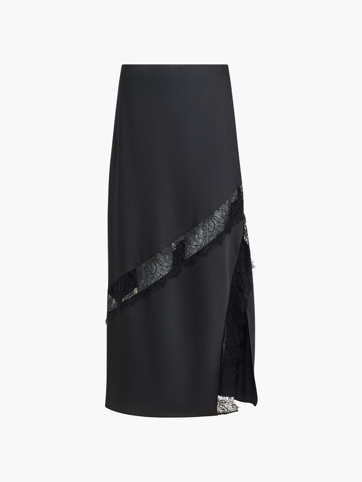 French Connection Dahlia Lace Mix Midi Skirt