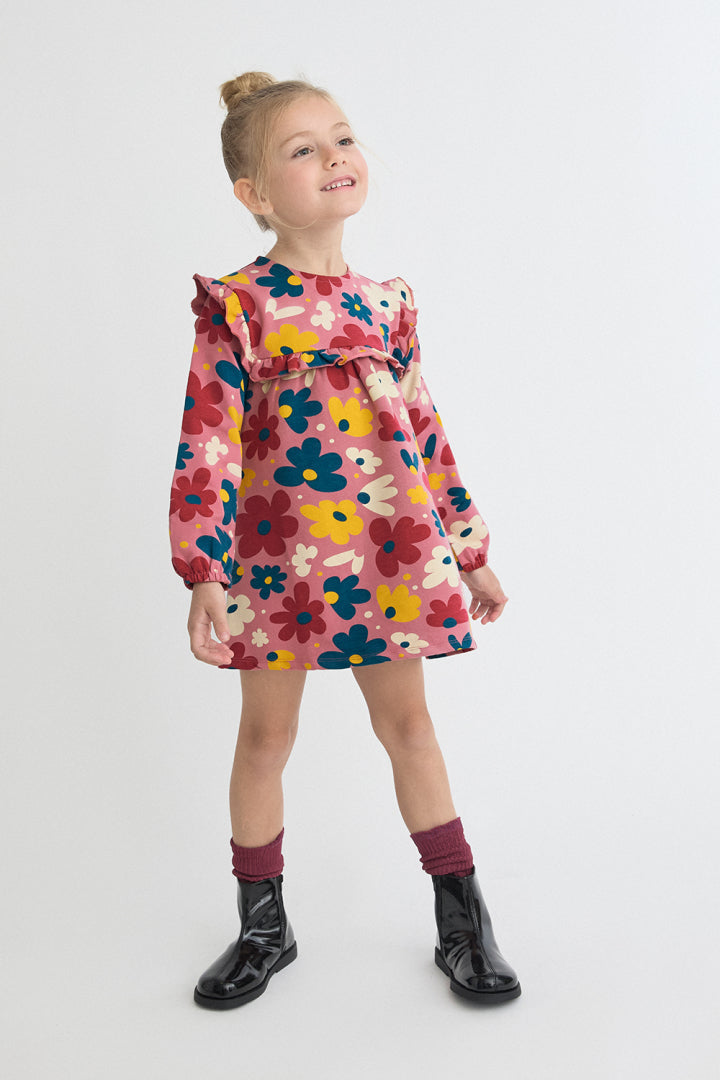 Street Monkey Girls Floral Print Dress