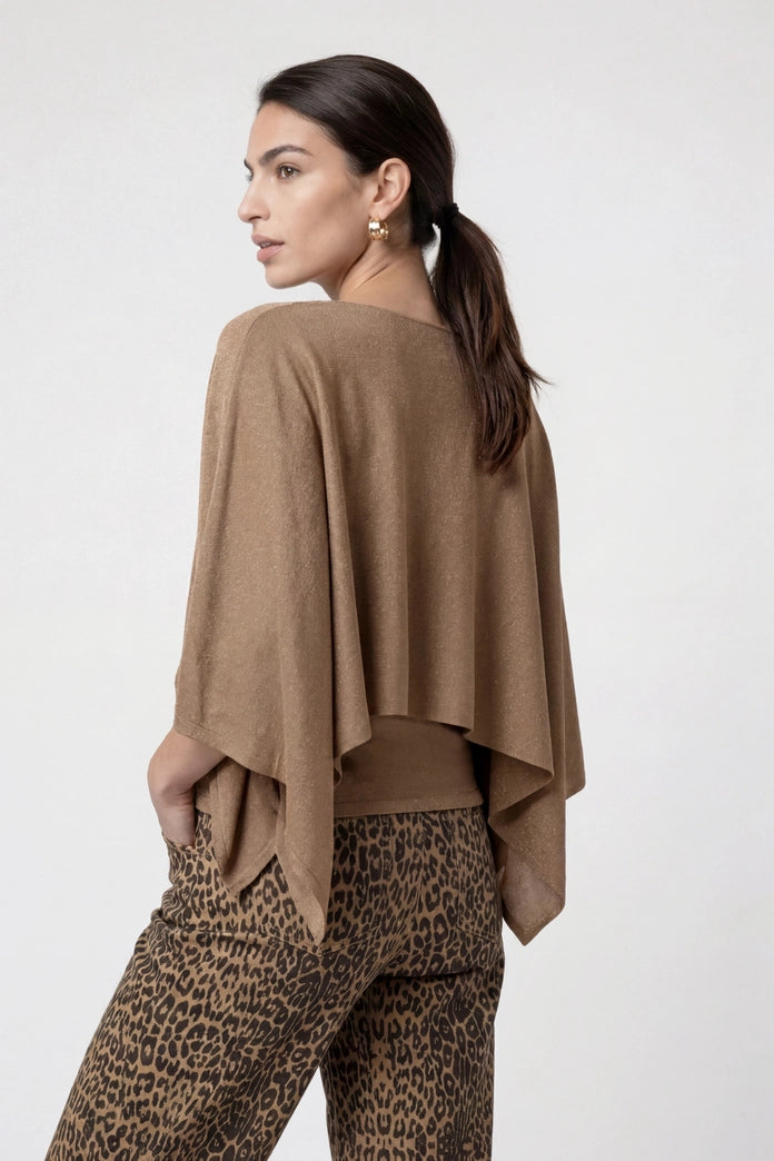 Monari Brown Sugar Lurex Pullover