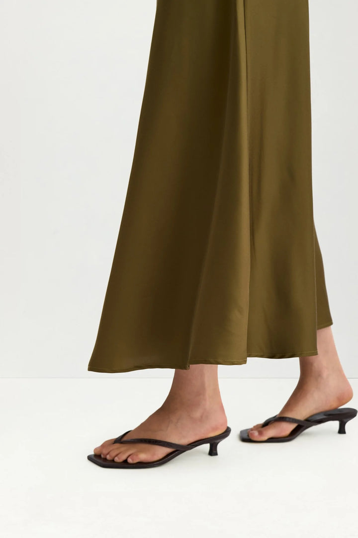 Numph Nuamelia Skirt | Fir Green