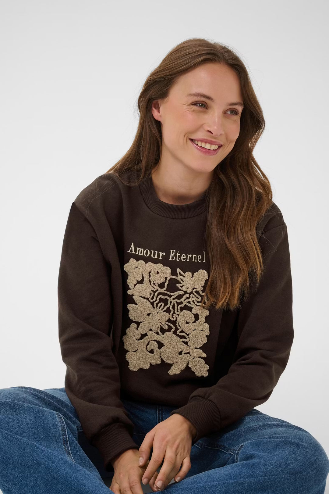 Kaffe Karoseanne Coffee Bean Sweatshirt