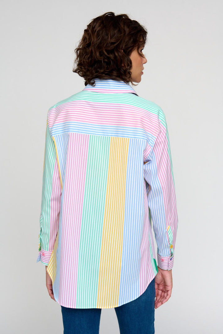 Bariloche Jubera24 Pastel Stripe Shirt