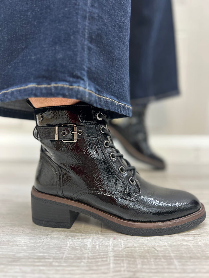 Carmela BN.CH Black Patent Boot (162577)