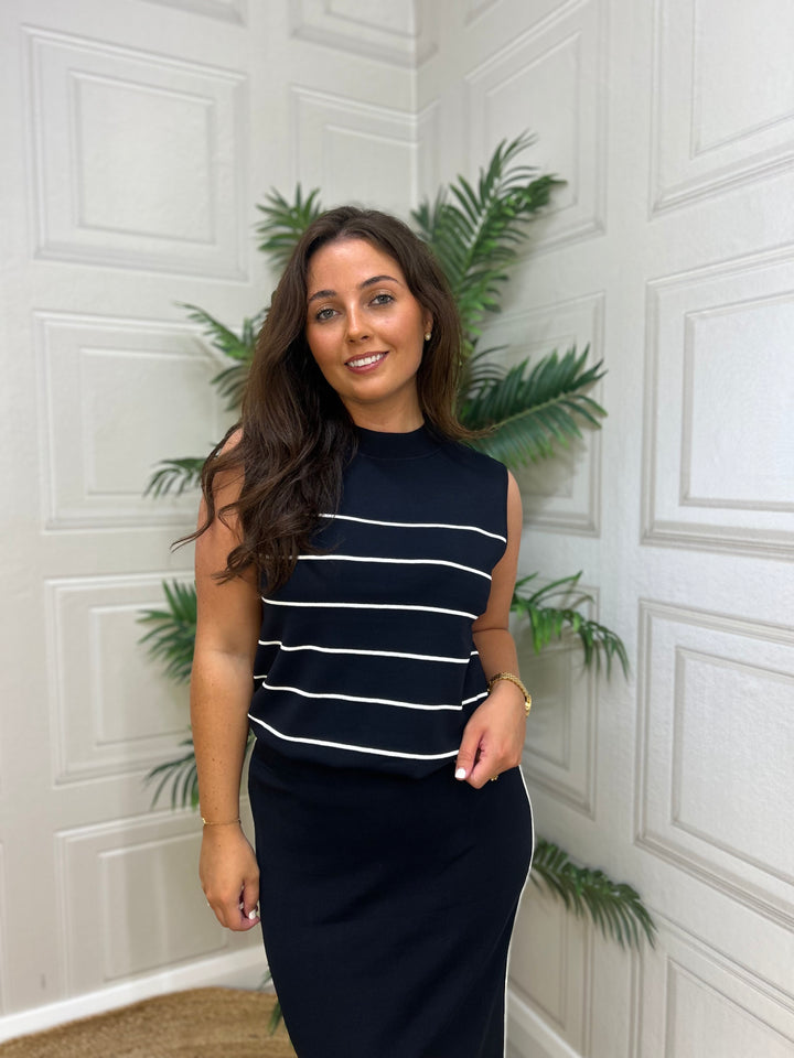 French Connection Ottie Striped Vest