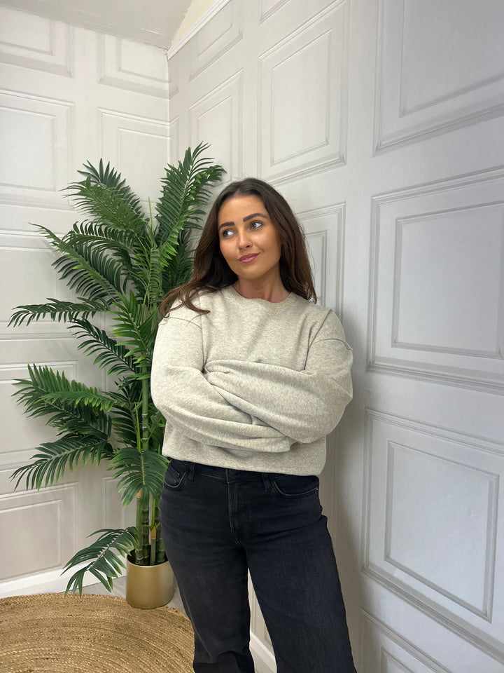 Numph Nucalli SweatShirt Cream Melange