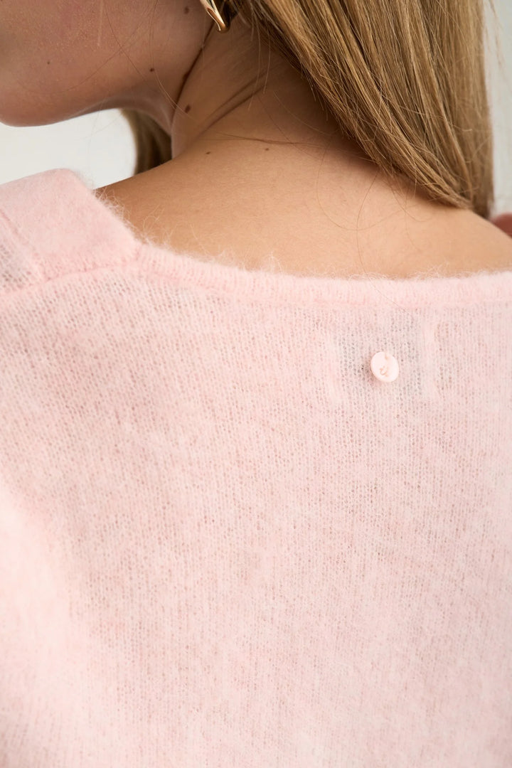 Numph Nusuri Brushed SS Cardigan | Peachskin