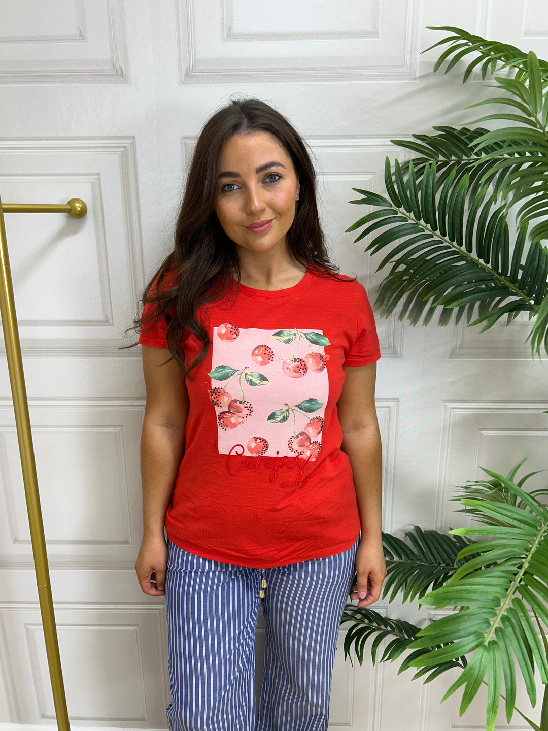Salsa Cherry Fruit T-Shirt Red