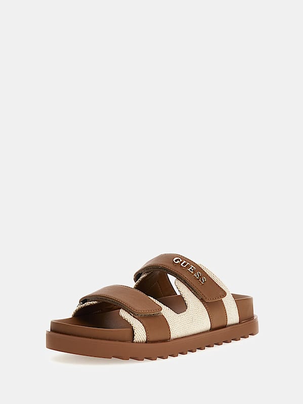 Guess Fadey Fabulon4 Tan/Natural Strap Sandal