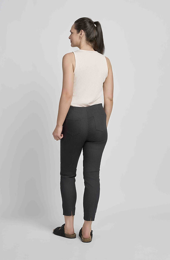 Pinns Black Slub Denim Bengaline Ankle Grazer | 302CT
