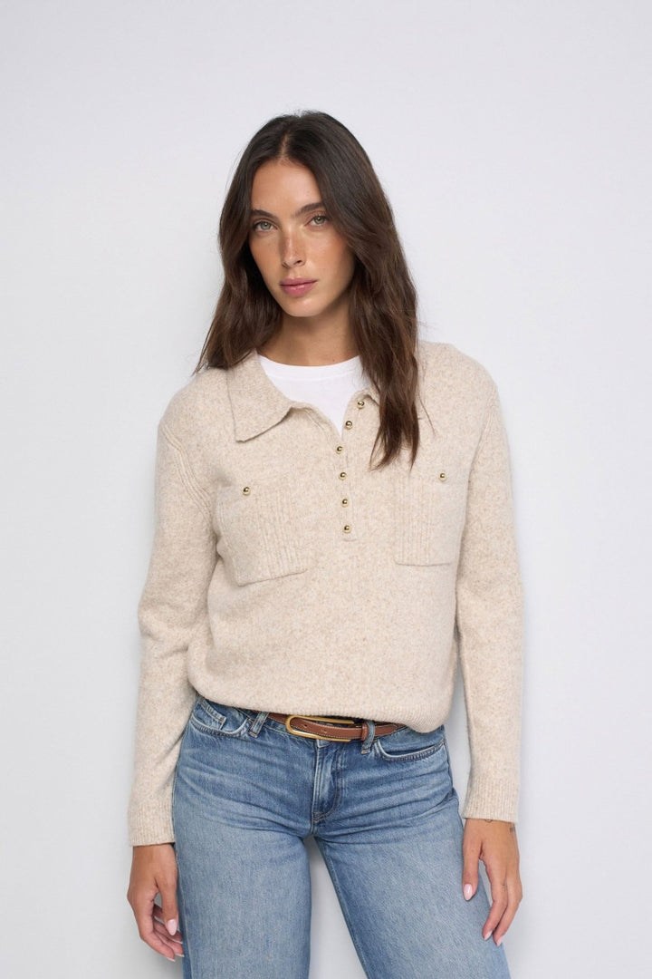 Salsa Wool Blend Knitted Polo