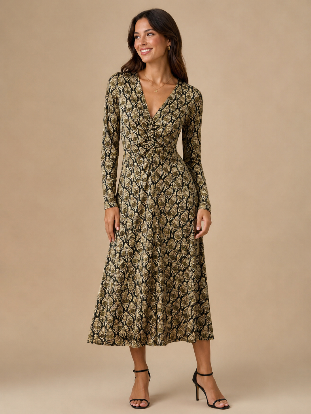 Traffic People Harper Green Dress