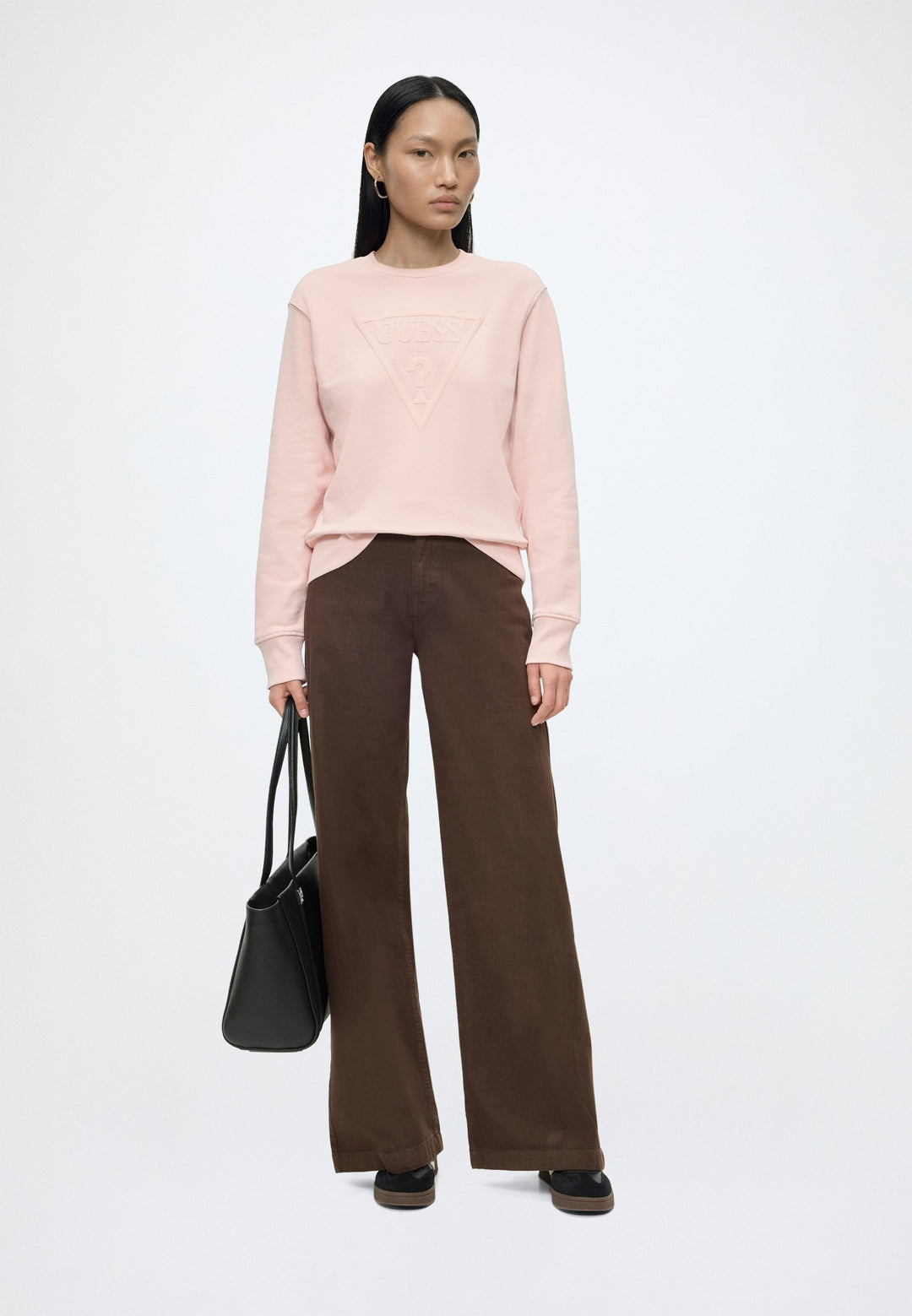Guess Basic Traingle Rose Sweatshirt