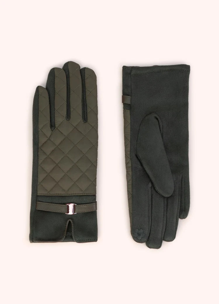 Powder Penelope Gloves | Moss Green