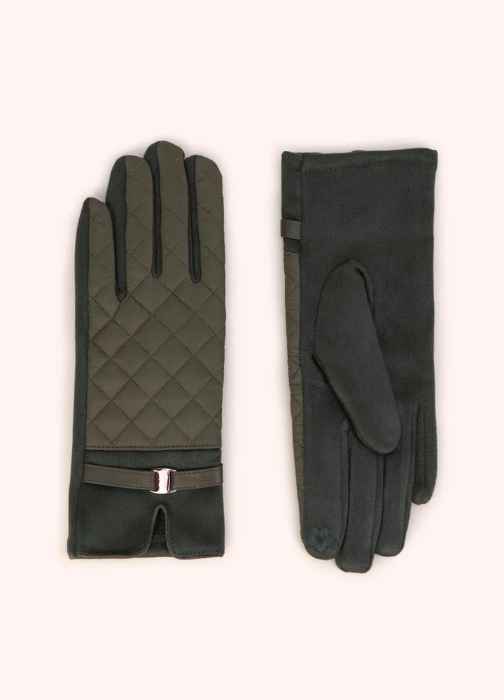 Powder Penelope Gloves | Moss Green