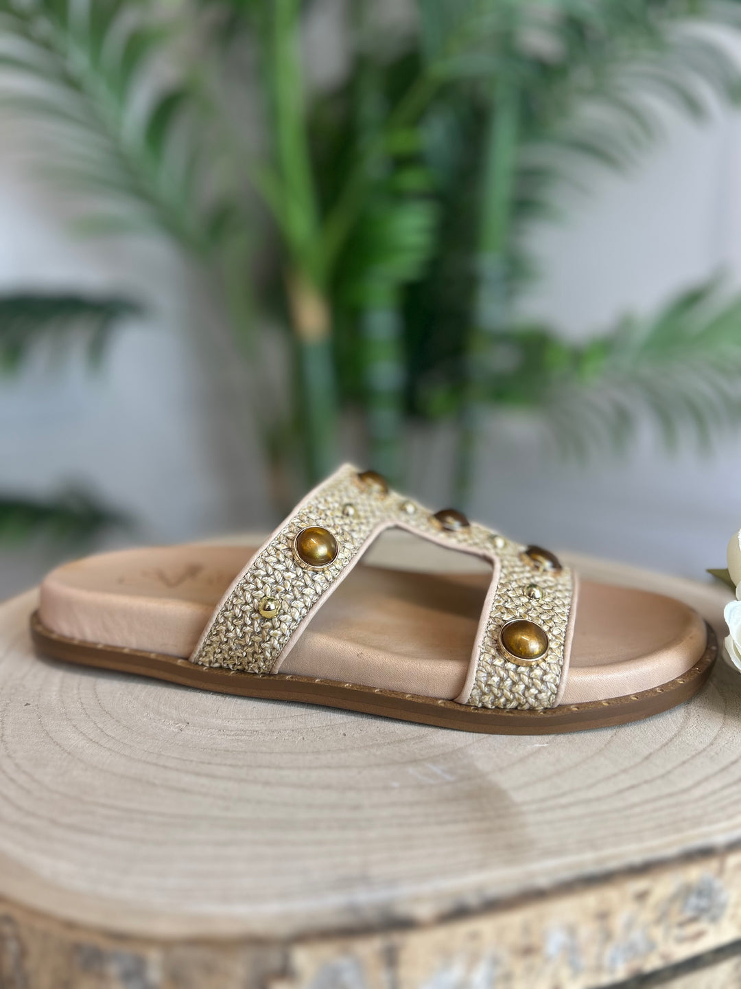 S.Piero Natural Raffia Sandal