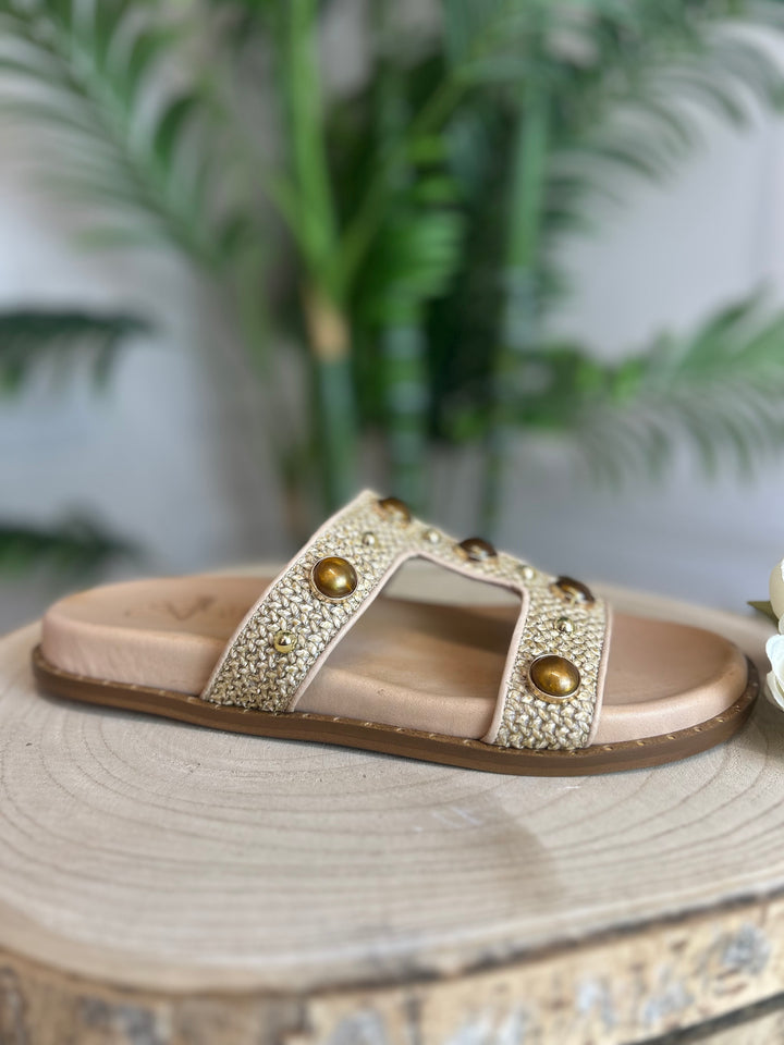 S.Piero Natural Raffia Sandal
