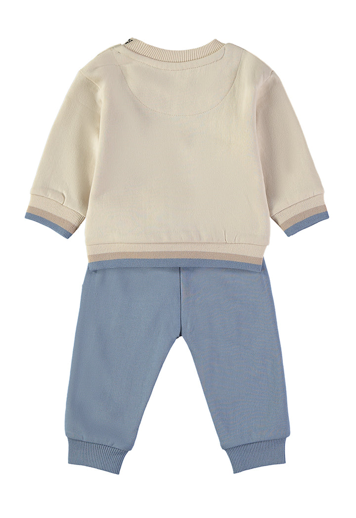 Babybol Baby Boy Cool Bear Skateboard Sweatshirt &amp; Joggers 2-Piece Set