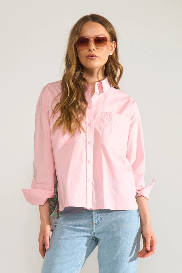 Numph Nuforest Shirt | Pink Lady