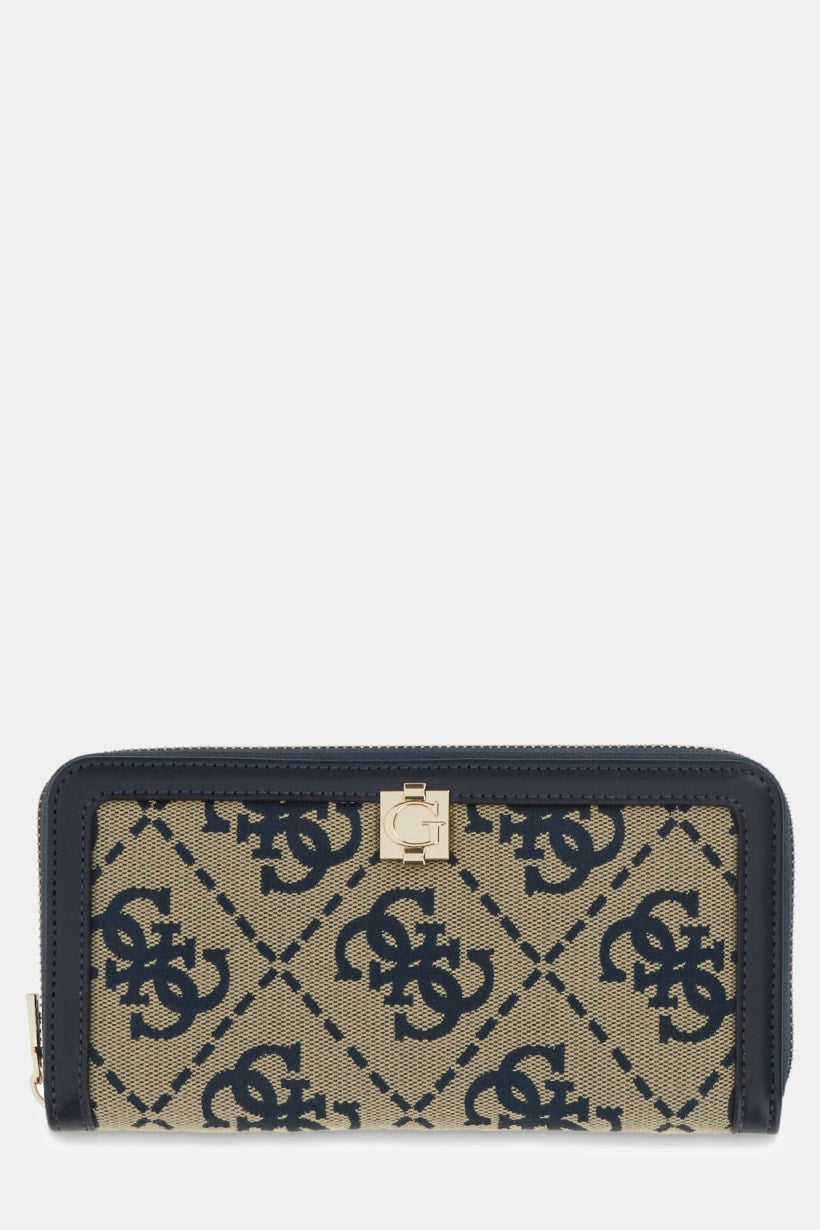 Guess Audrey Navy Logo Large Purse