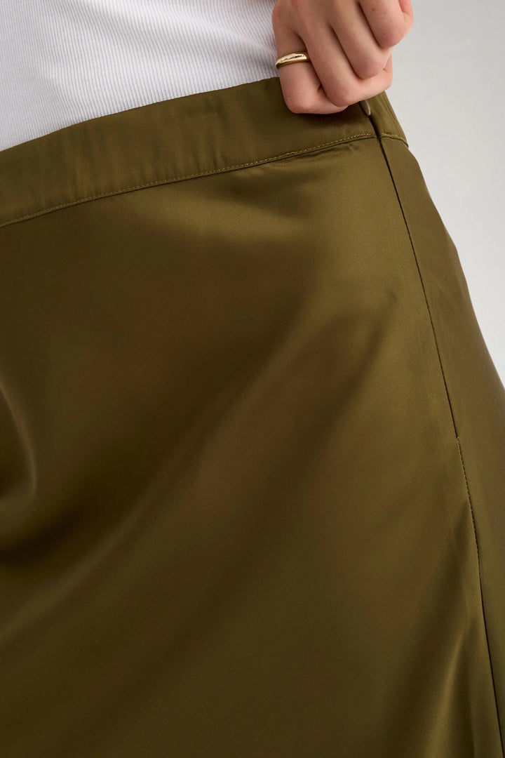 Numph Nuamelia Skirt | Fir Green