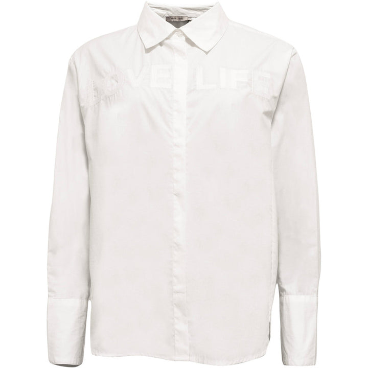 Costa Mani White Letter Shirt