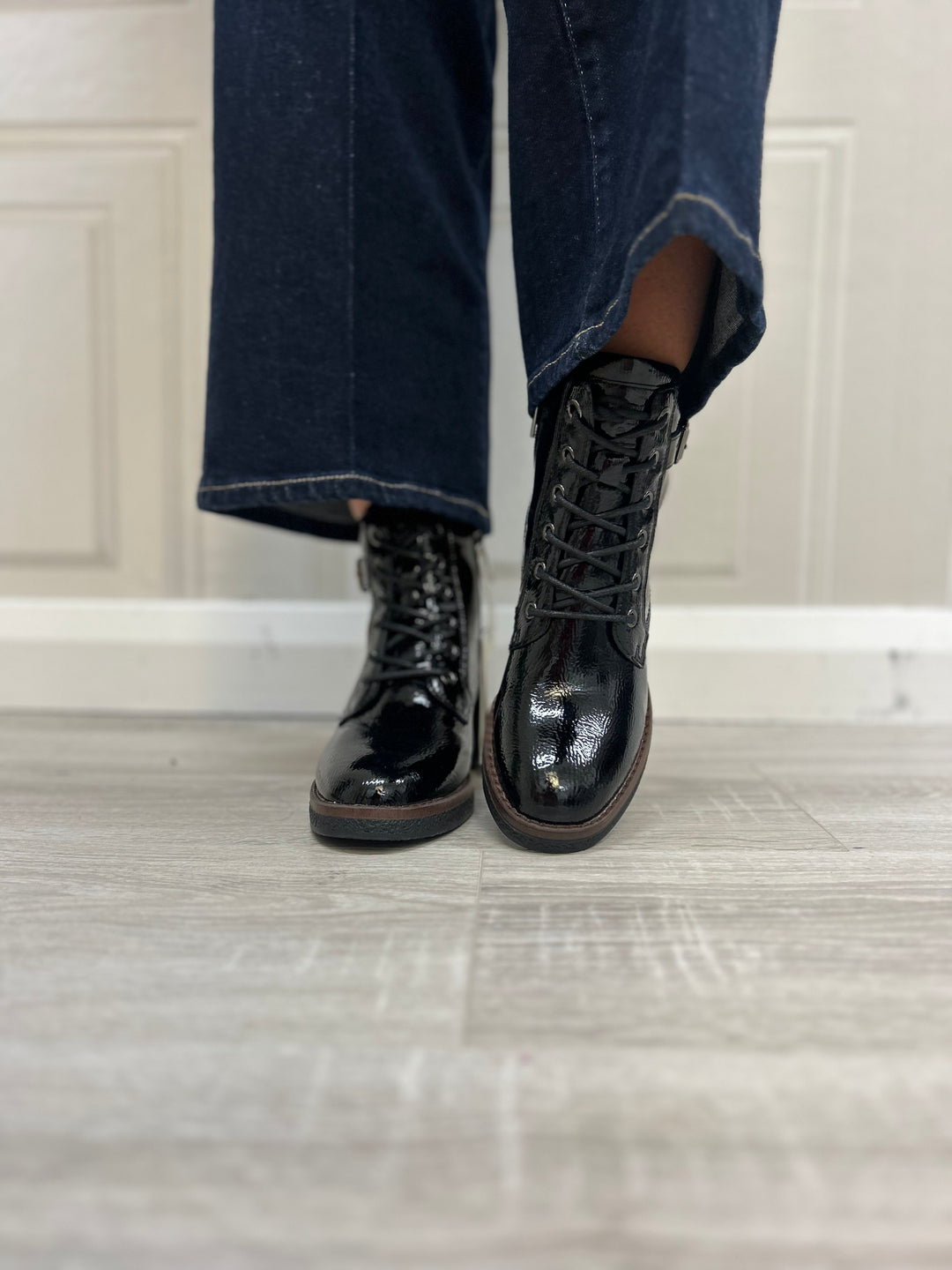 Carmela BN.CH Black Patent Boot (162577)