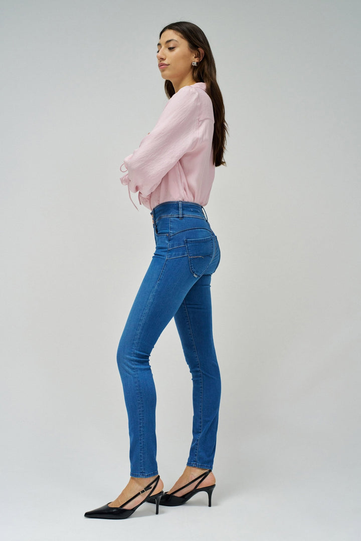 Salsa Blue Secret Skinny Push In Jean