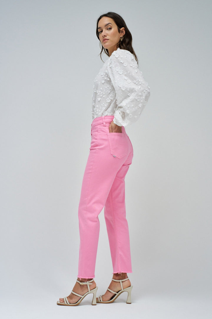Salsa Pink True Cropped Slim Jean