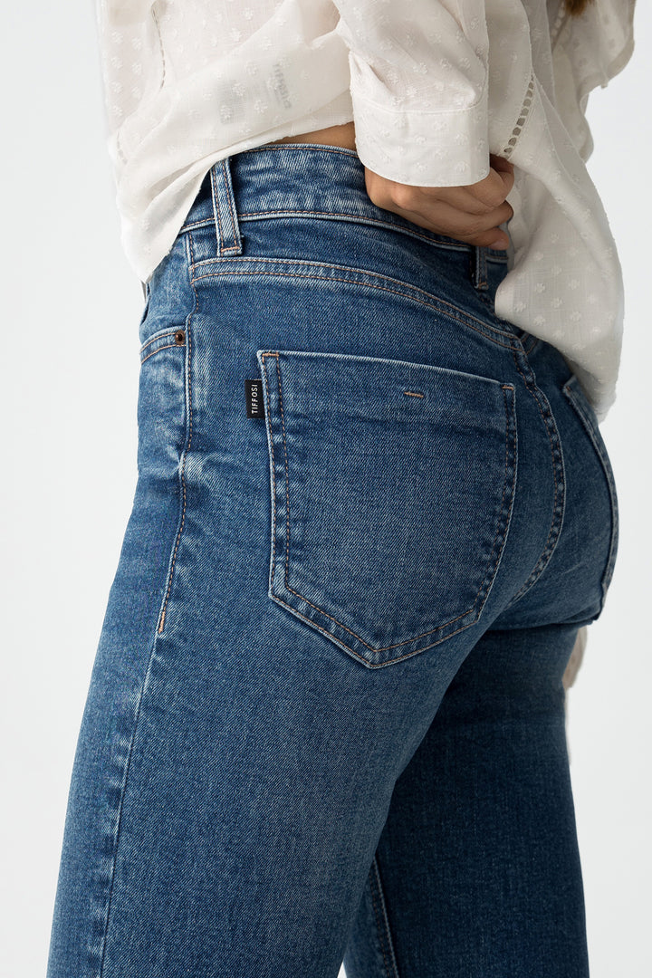 Tiffosi Megan Cropped Flare Jeans