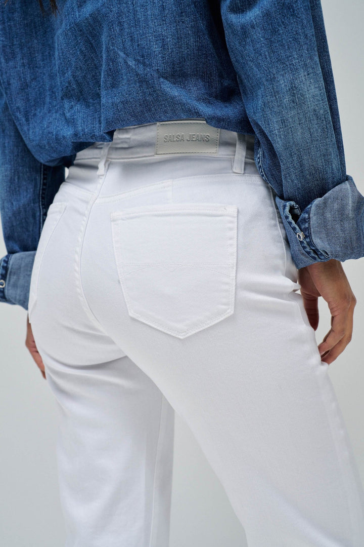 Salsa True White Cropped Slim - 21008063