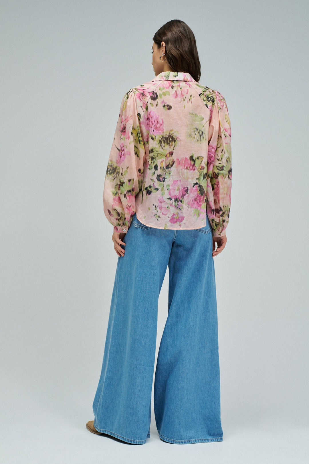 Salsa Pink Floral Shirt