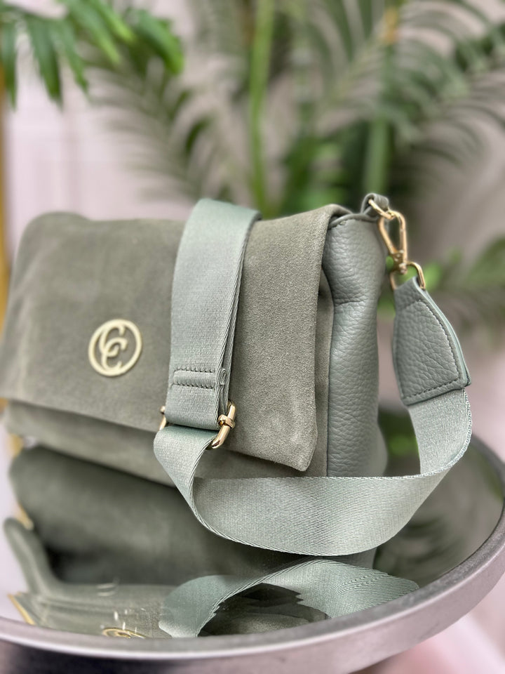 Carmela B. Serr. Kaki Handbag | 186201