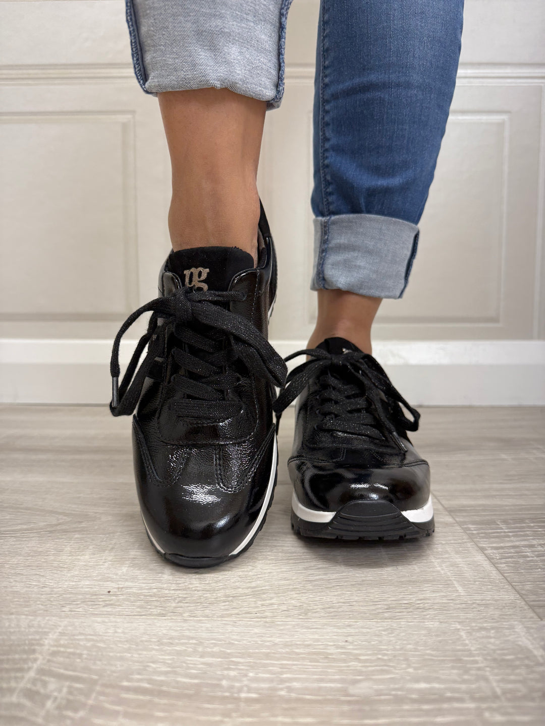 Paul Green Knautschlack Black Runner