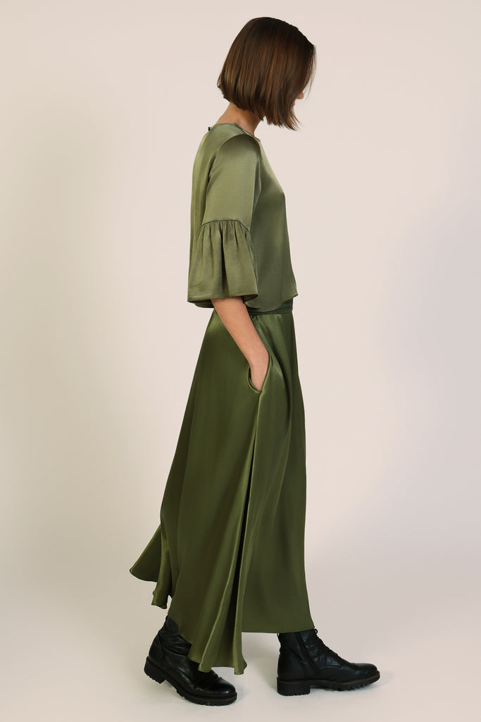 Traffic People Green Truce Top