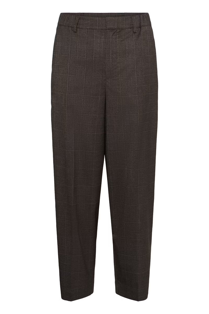 Kaffe Kalenora Pants | Dark Grey Check