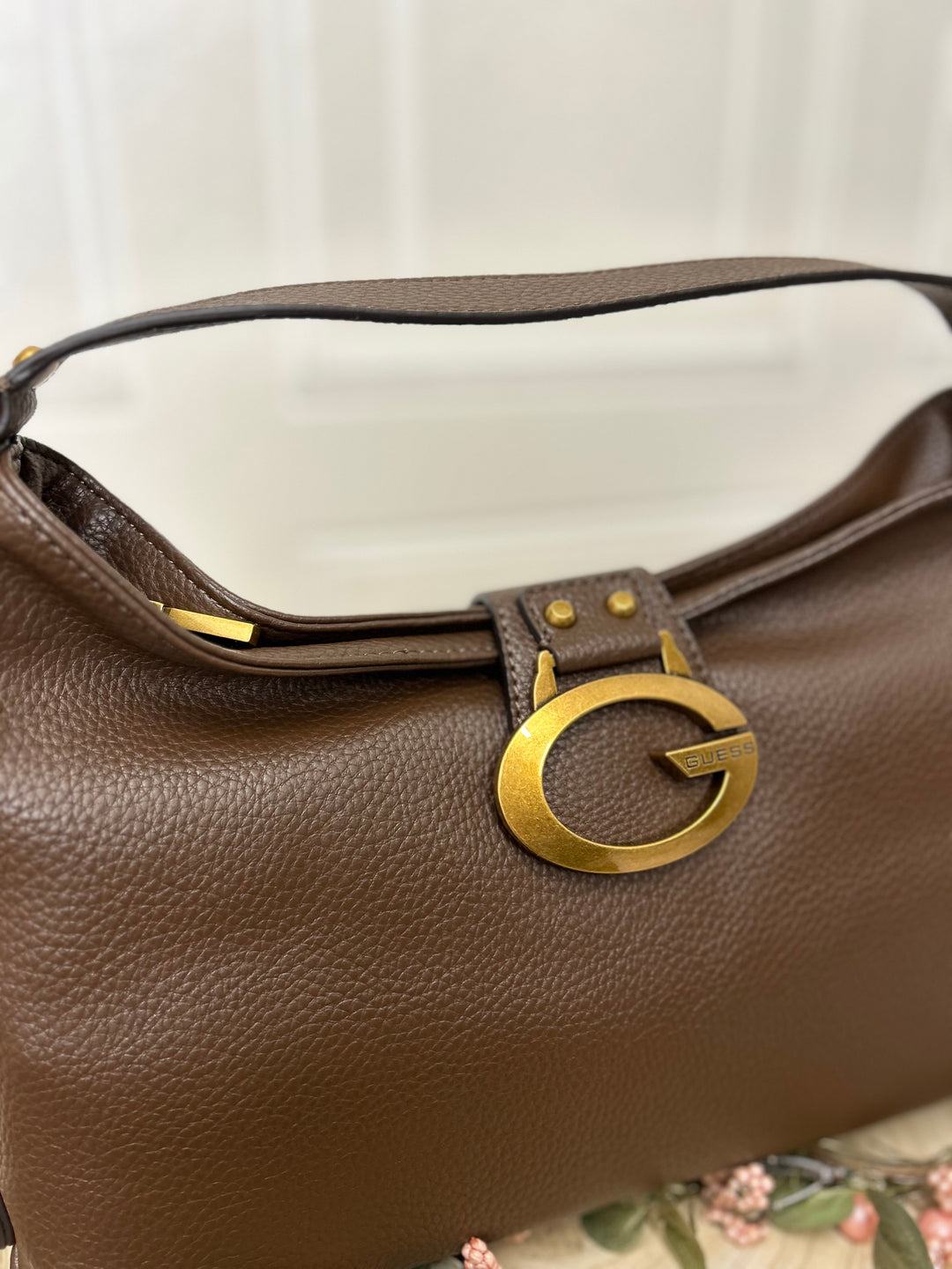 Guess Camden Espresso Shoulder Bag