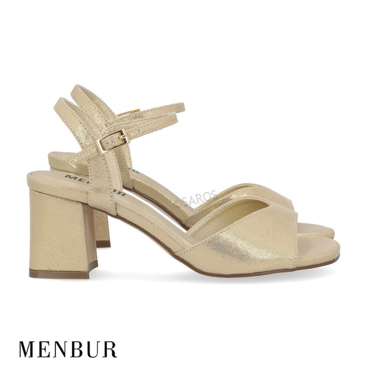 Menbur Zapato Metallic Oro/Gold Sandal