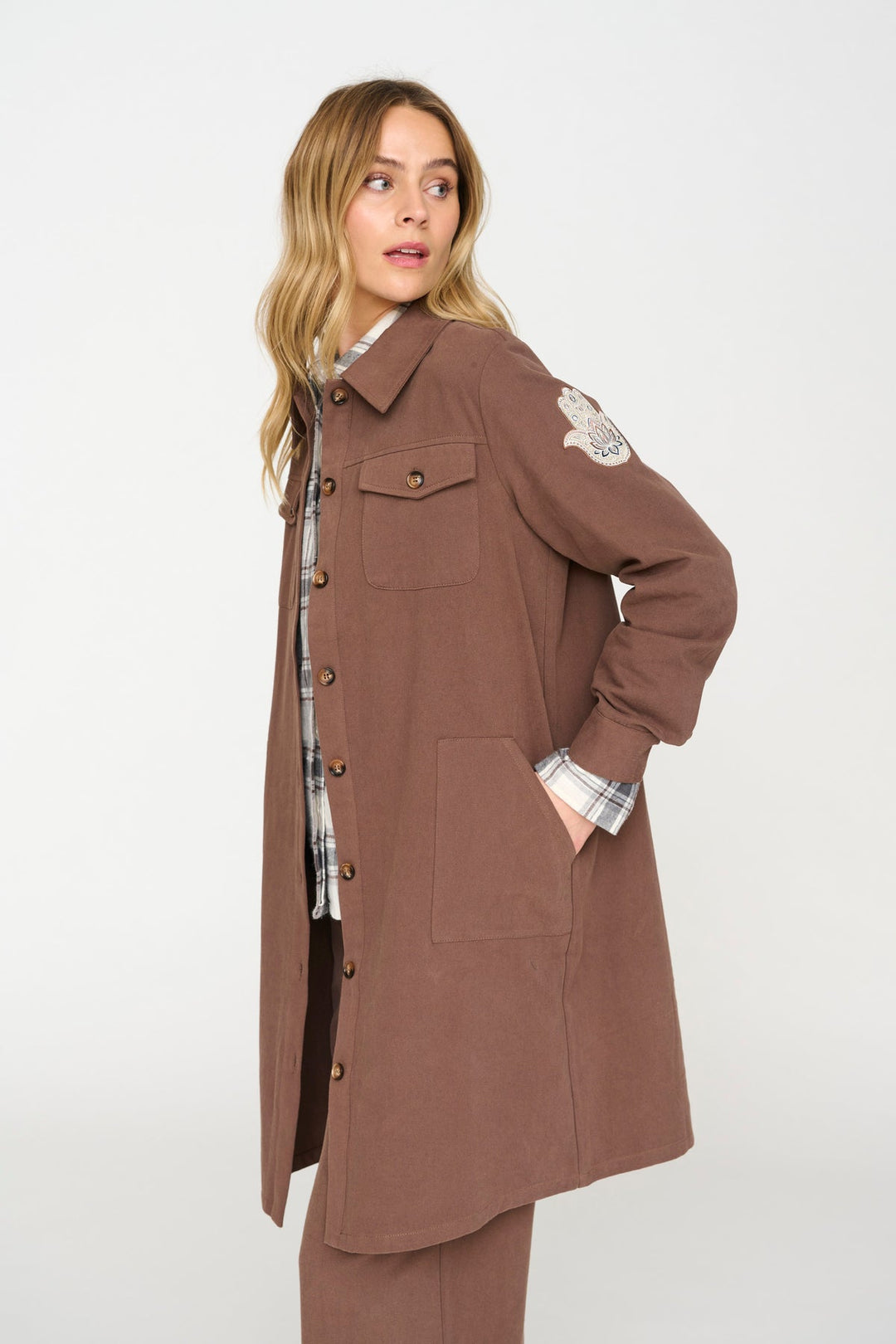 Costa Mani Avon Foxy Jacket | Dark Sand