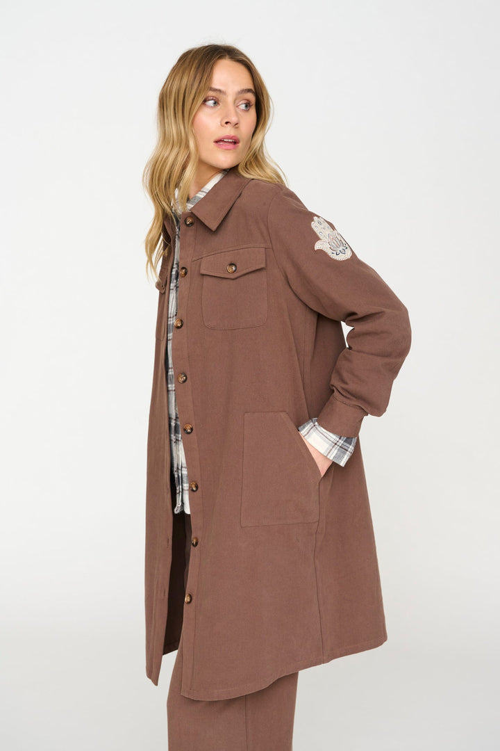 Costa Mani Avon Foxy Jacket | Dark Sand