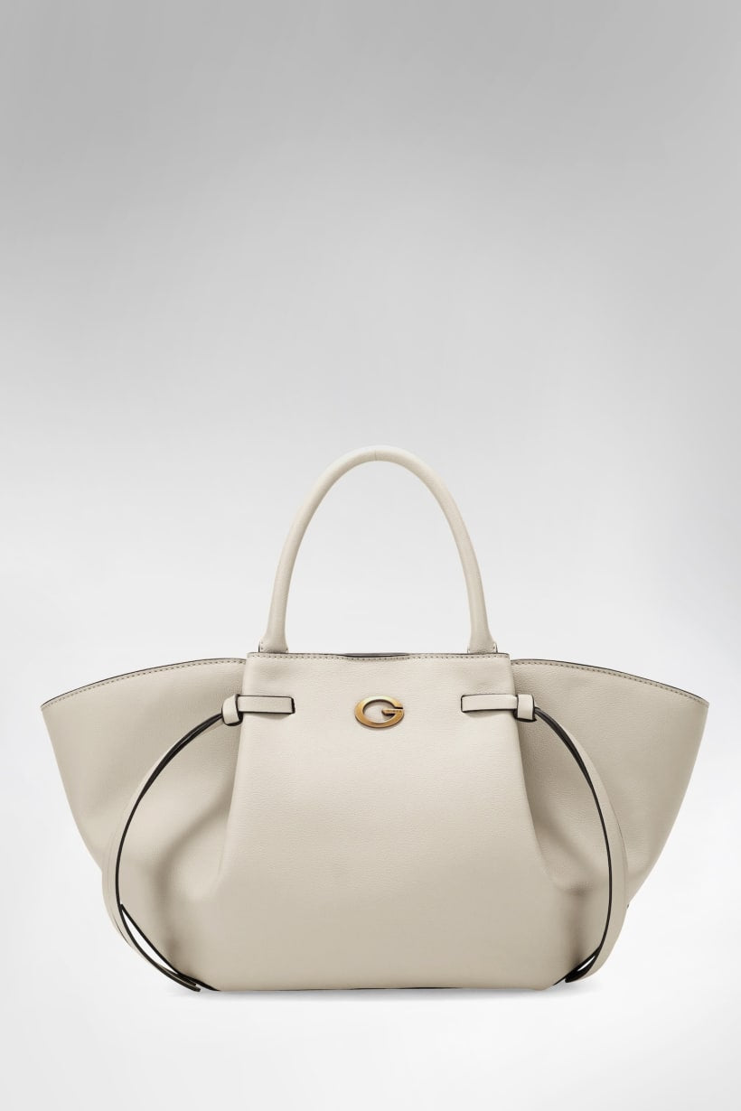 Guess Allegra Bone Faux Leather Handbag