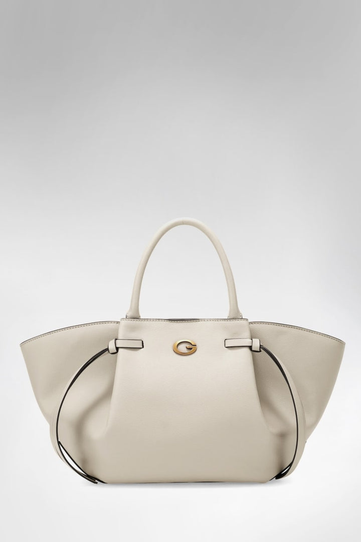 Guess Allegra Bone Faux Leather Handbag