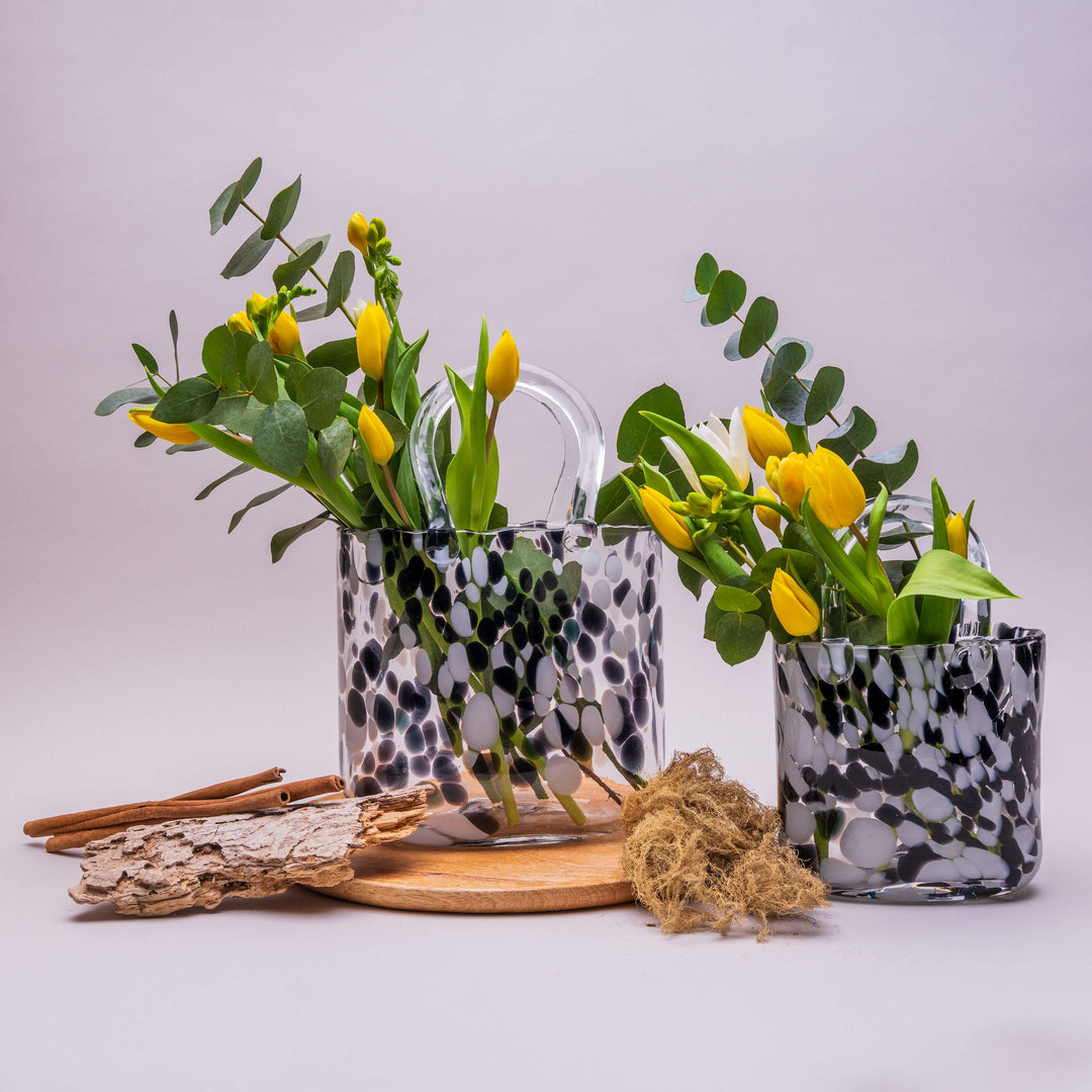 Dalmatian Handbag Vase: Large