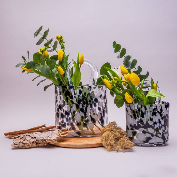 Dalmatian Handbag Vase: Large