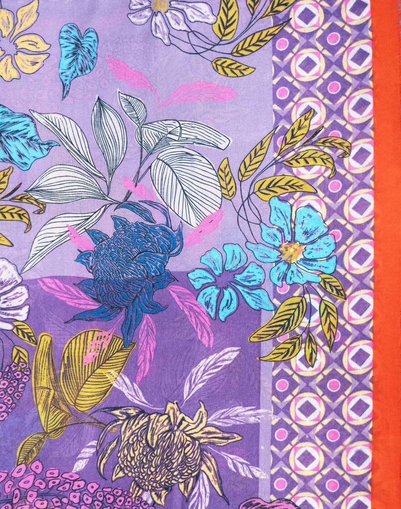 Botanical Scarf | B01: Grape