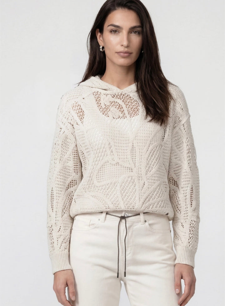 Monari Pearly Pullover With Cornelly Pattern