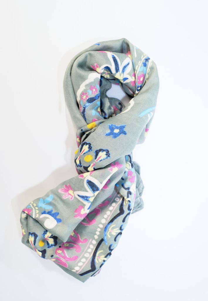 Bohemian Scarf | B09: Spruce