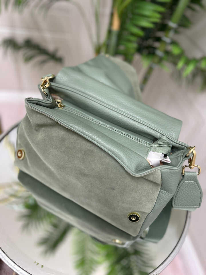 Carmela B. Serr. Kaki Handbag | 186201