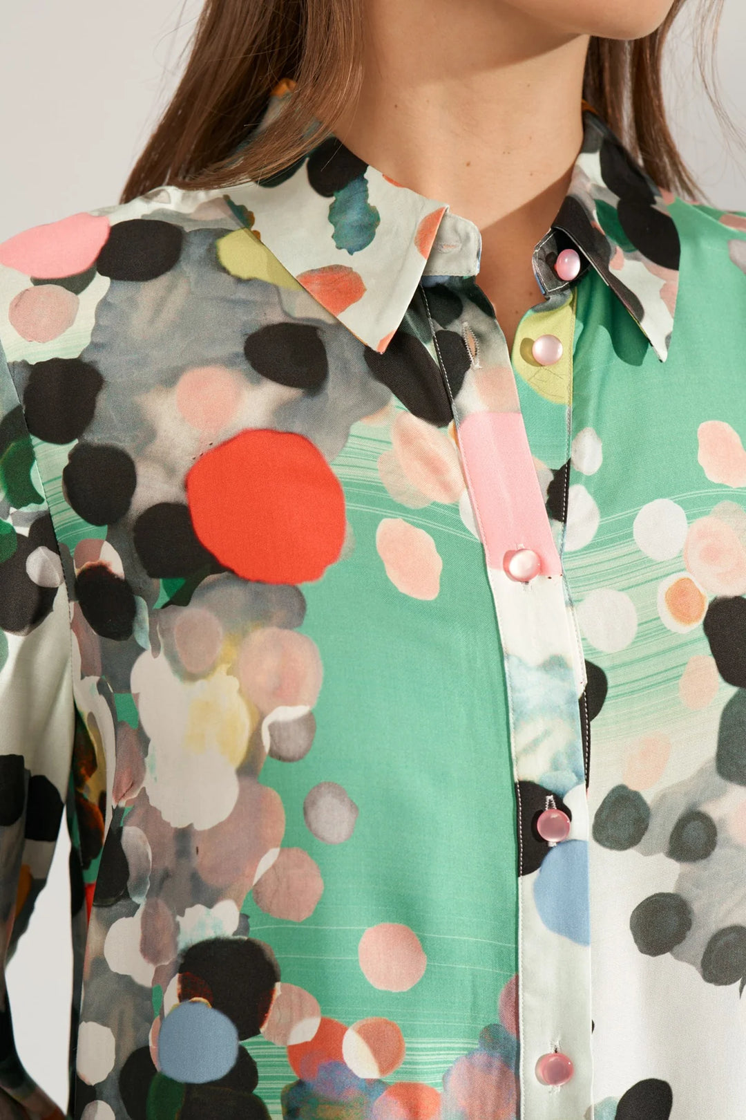 Numph Nunori Absinthe Green Shirt